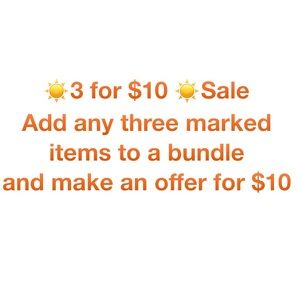 ☀️3 for $10☀️